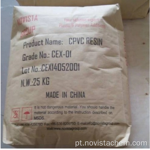 Resina de cloreto de polivinil clorídrico de tubulação rígida barata CPVC